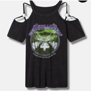 Torrid Metallica Open Oring Shoulder New
